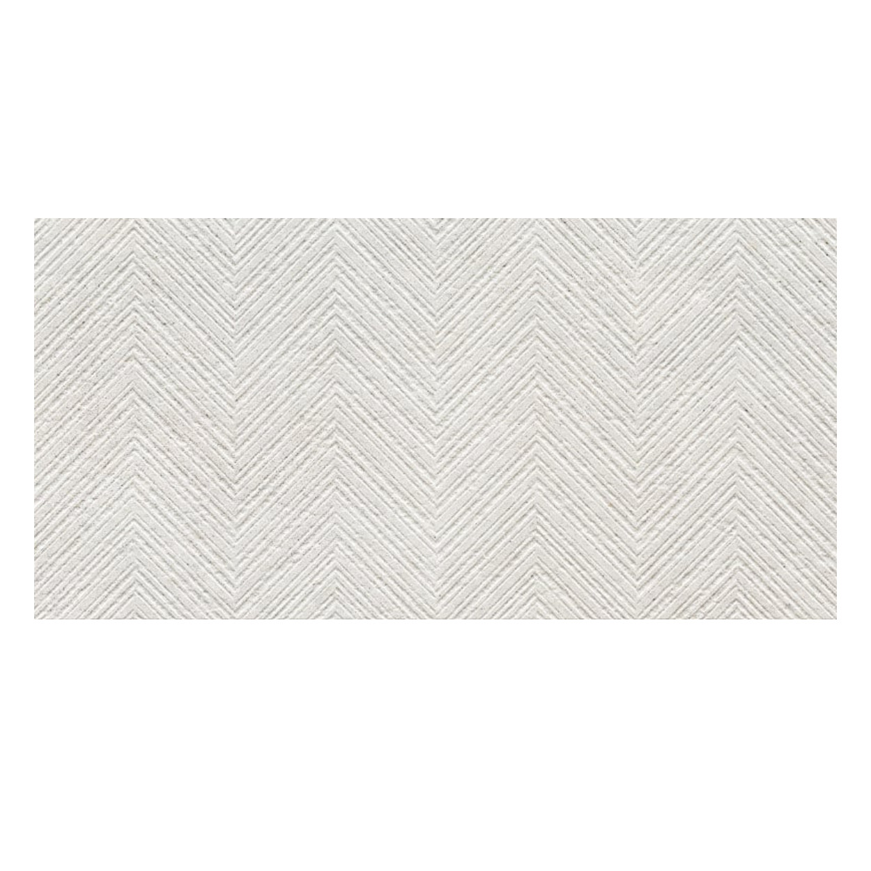 Cifre Cerámica Borneo White Arrow Decor Wandtegel 60x120cm